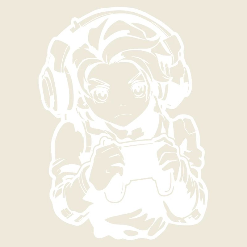 Gamer Boy Drawing