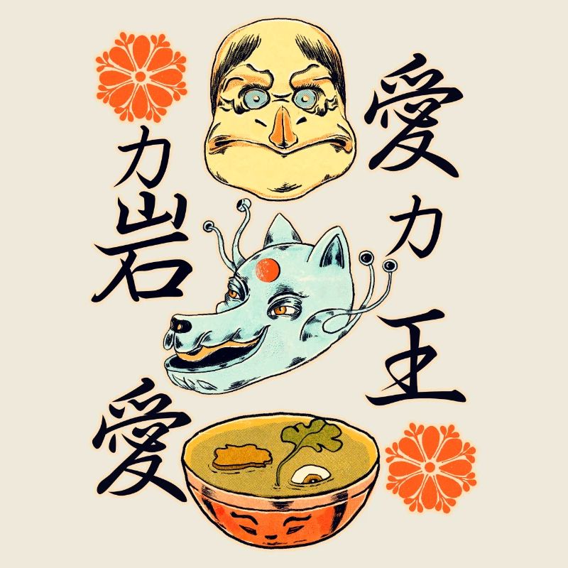 Kitsune und Ramen_ dunkle Materialien