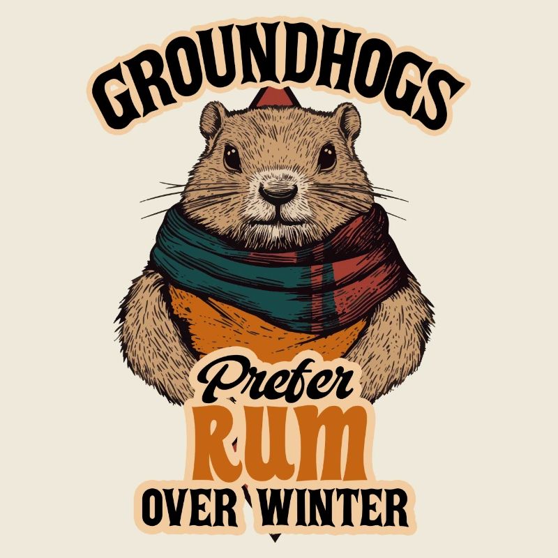 Groundhogs Prefer Rum Over Winter Humor