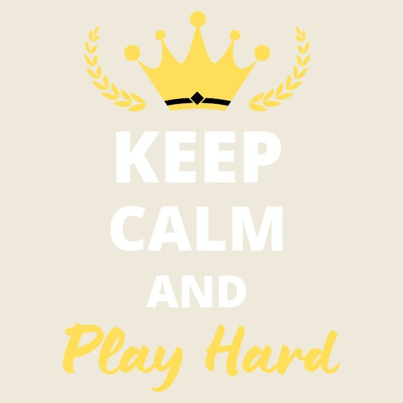 T-shirt “Keep Calm and Play Hard” - Pour les actif