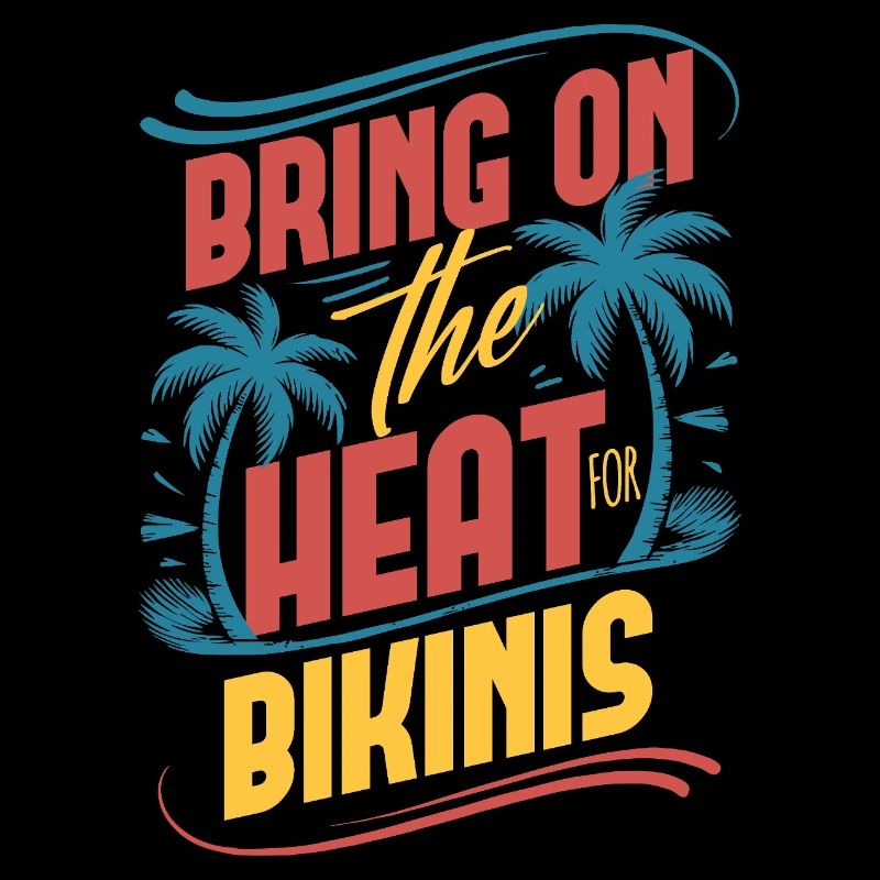 Apportez de la chaleur pour les bikinis Palmiers