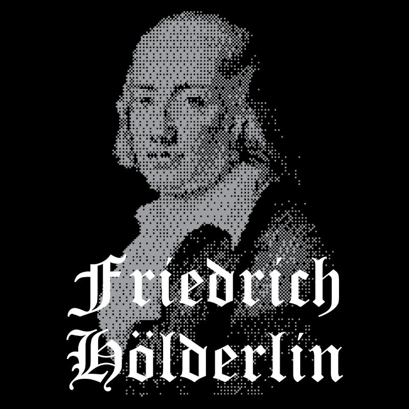 Friedrich Hölderlin portrait design