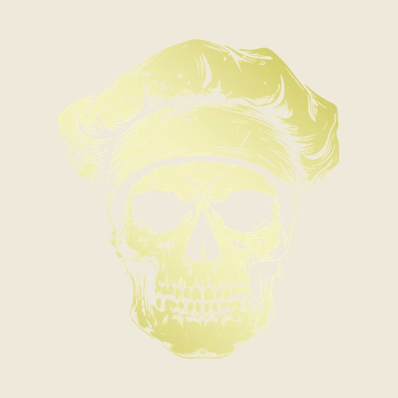 Koch Skull Skeleton Chef