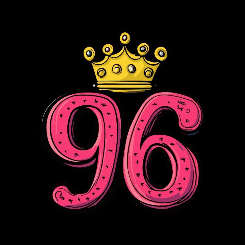 96 Numéro Jersey Couronne