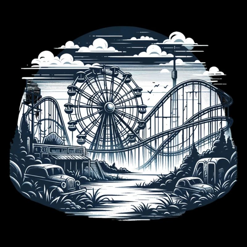 Parc d'attractions abandonné urbex