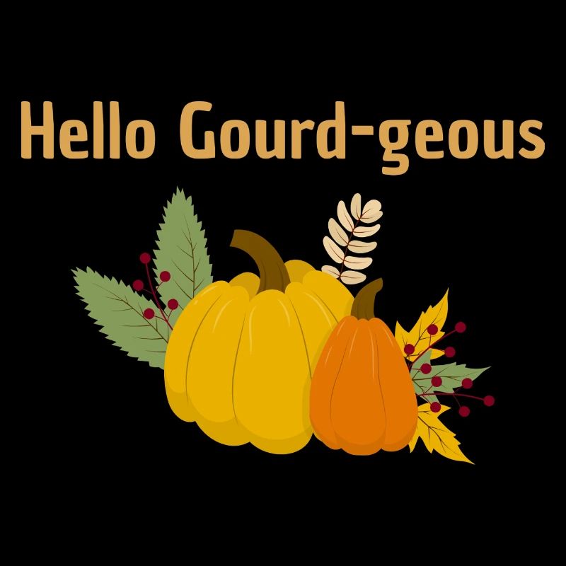 Hello Gourd-geous - Jeu de mots