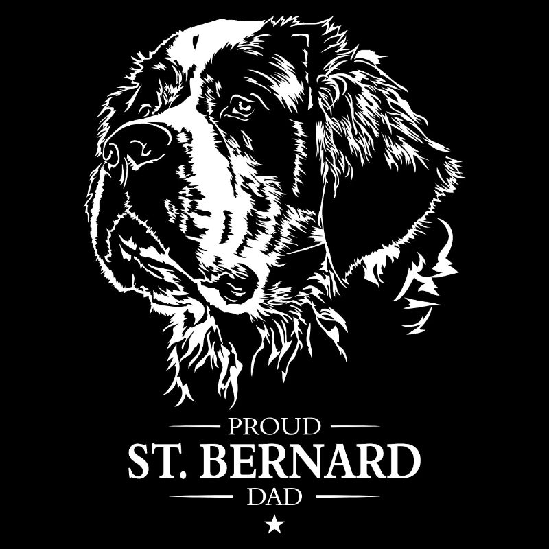 St Bernard Dad Hunde Hund Bernhardiner Wilsigns