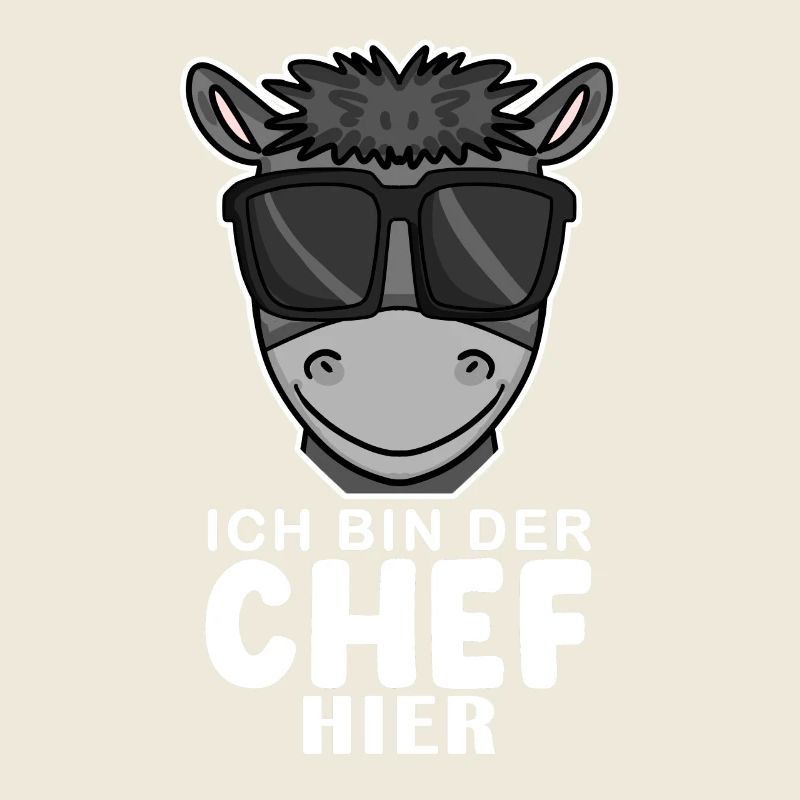 Cool Esel Chef Spruch