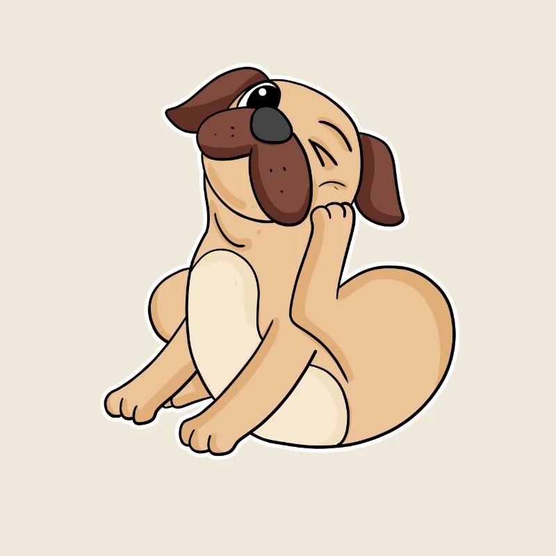 Mops Hunderasse Hund Hunde