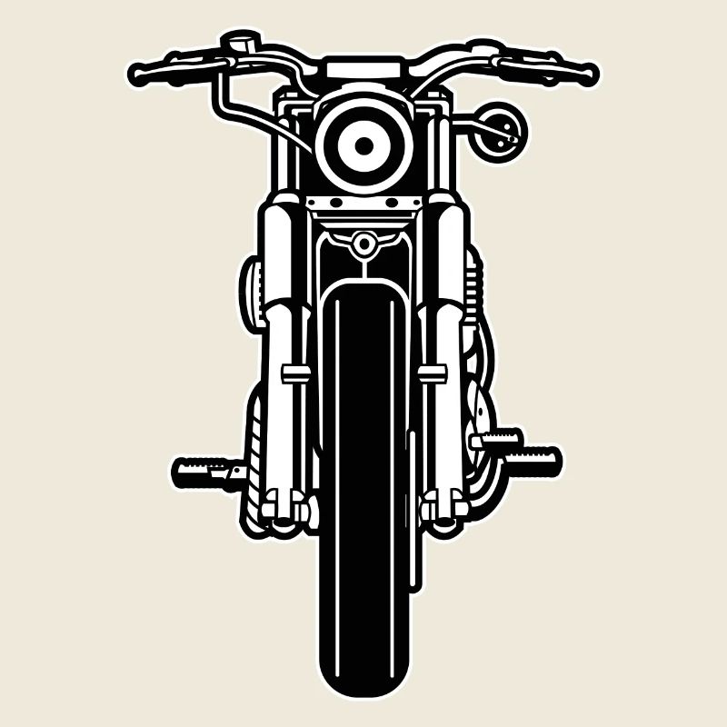 Motorrad / Motorcycle 03_schwarz weiß