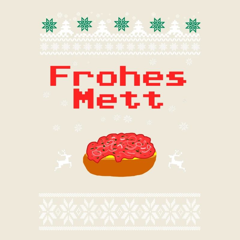 Frohe Weihnachten Mettbrötchen Fleisch