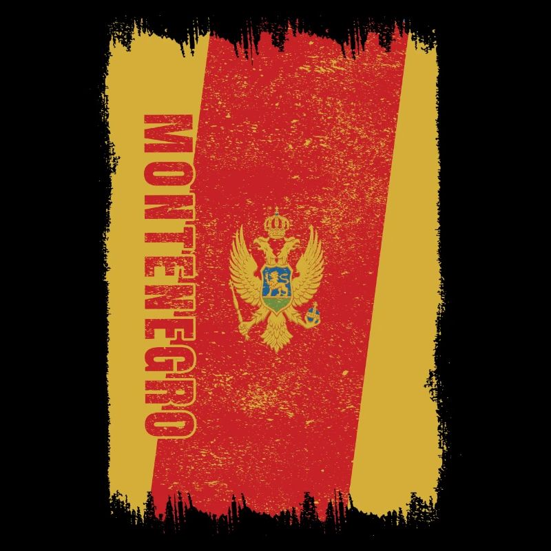 Montenegro Flagge