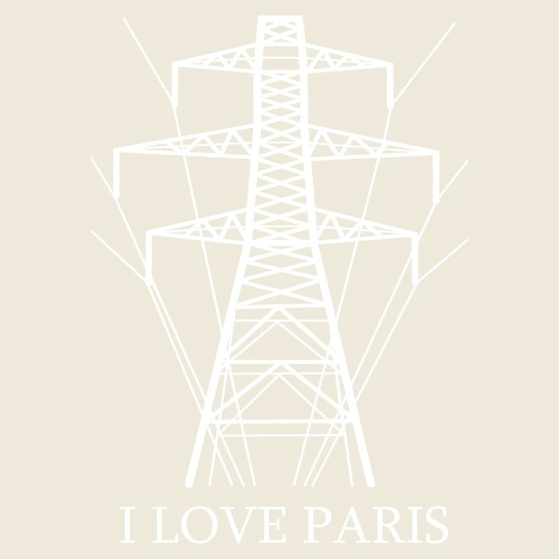 Ironique, j’adore Paris Tour Eiffel comme pôle électrique