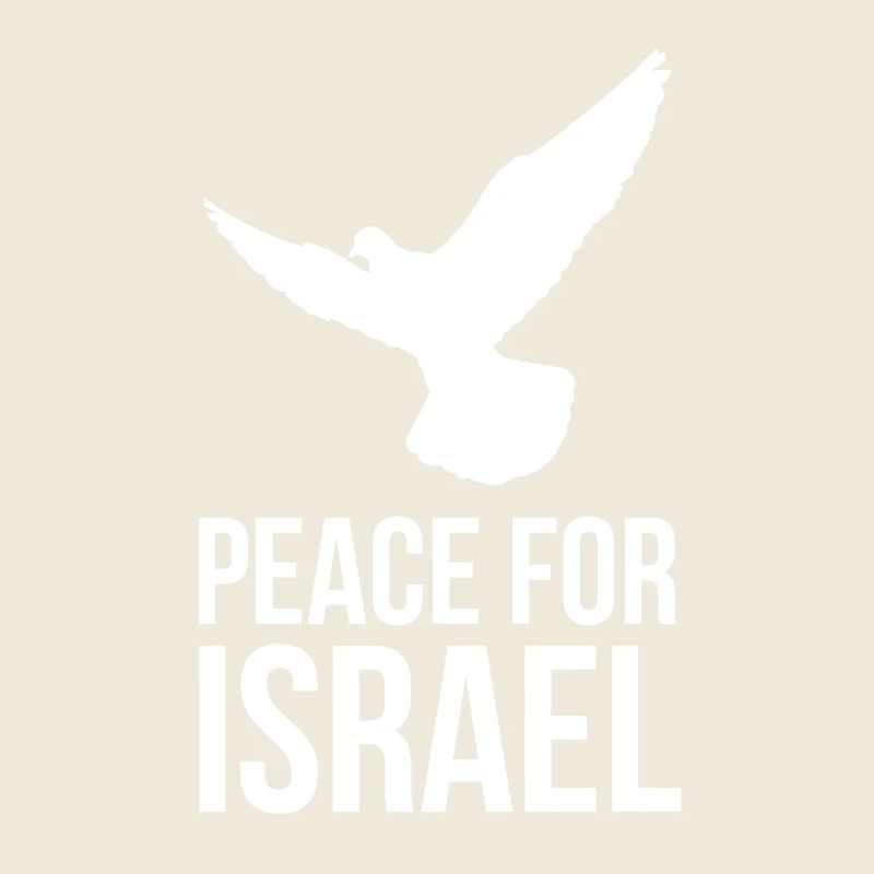 PEACE FOR ISRAEL mit Friedenstaube