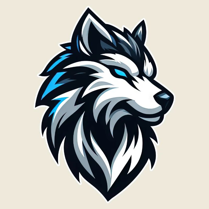 Wolf Illustration Emblem