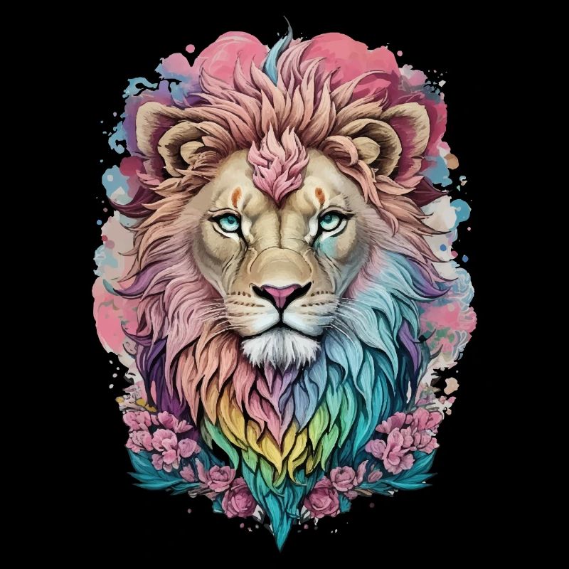 Aquarelle Lion