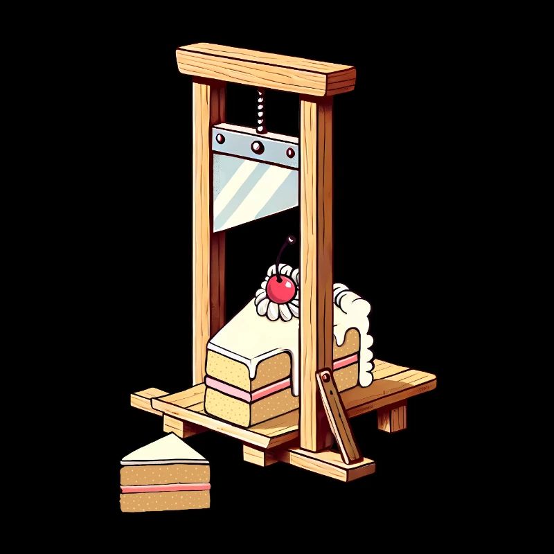 Guillotine « Laissez-les manger du gâteau »