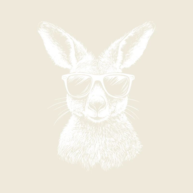 Cool Känguru Sonnenbrille Sommer