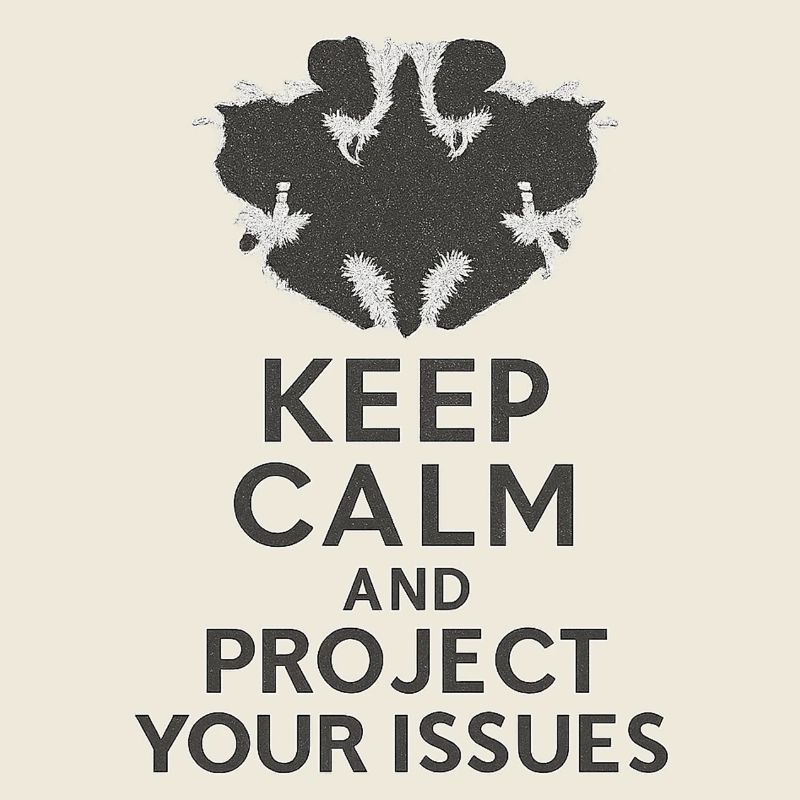 Keep calm and project your issuses
