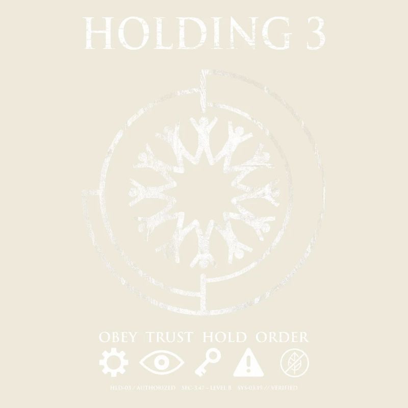 Holding 3 – Dystopian Sci-Fi Emblem Design