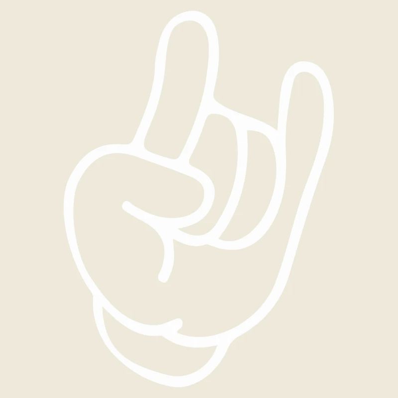 Rockhand Silhouette Motiv