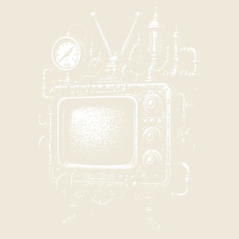 Moteur de télévision steampunk