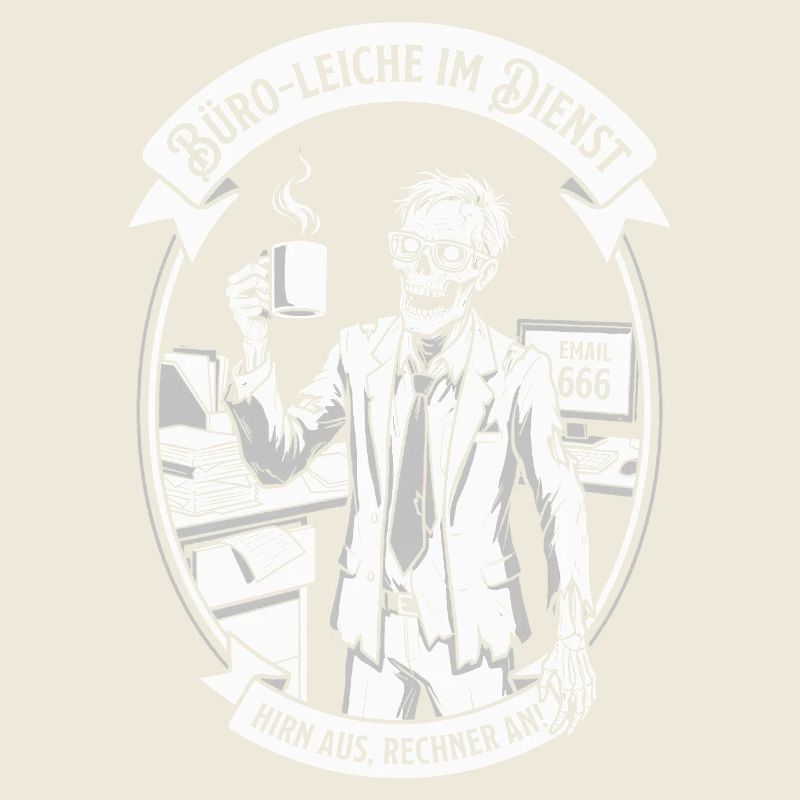 Büro-Leiche im Dienst