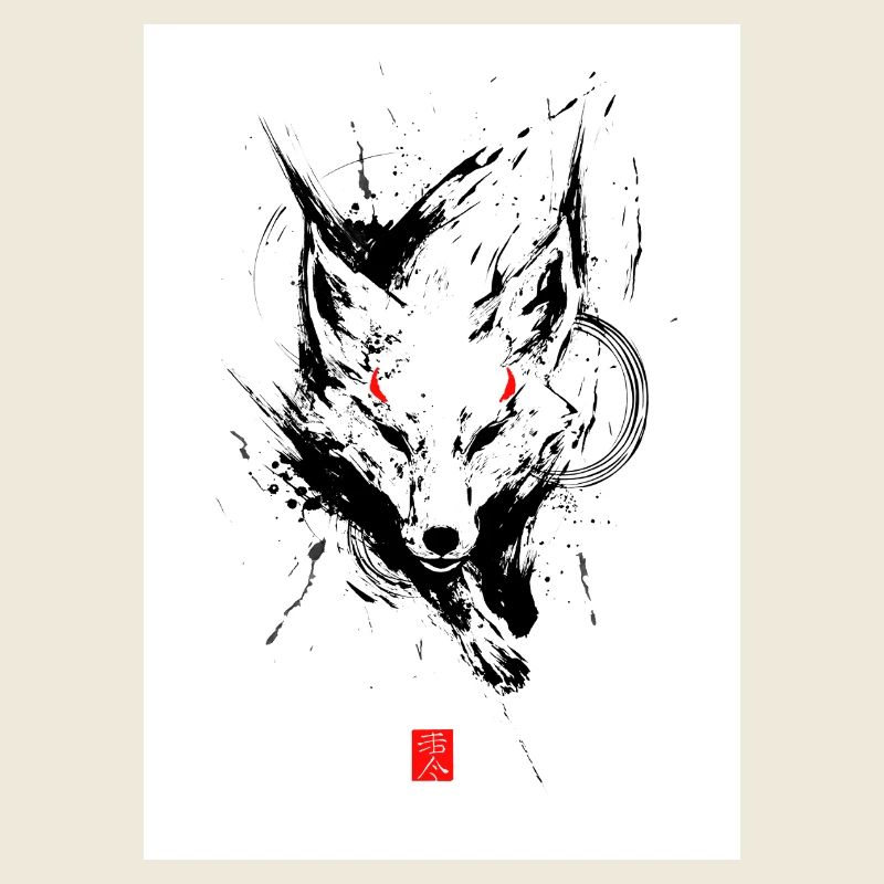 Ink Wolf Red-Eye