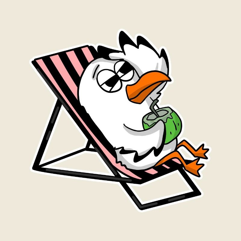 Möwe am Strand