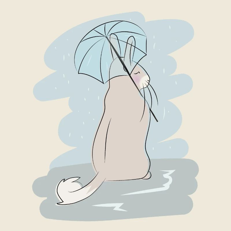 Illustriertes Design mit Viscacha