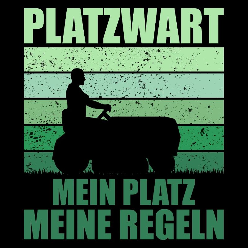 Platzwart Garten Rasenmäher Geschenk