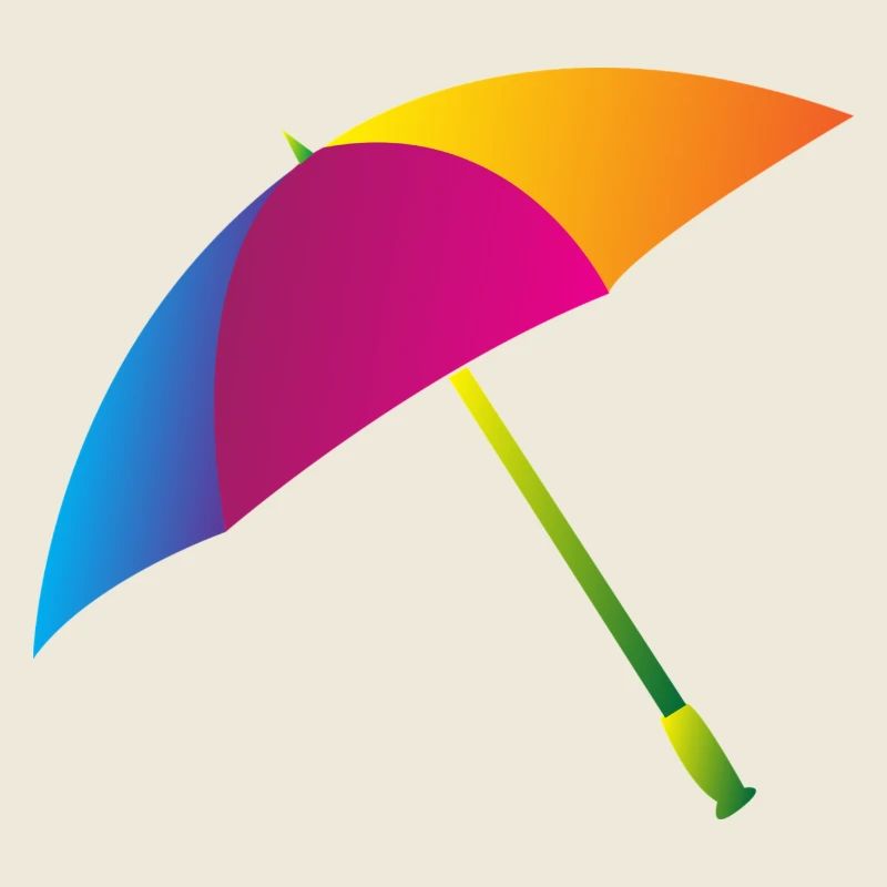 Regenbogen Regenschirm