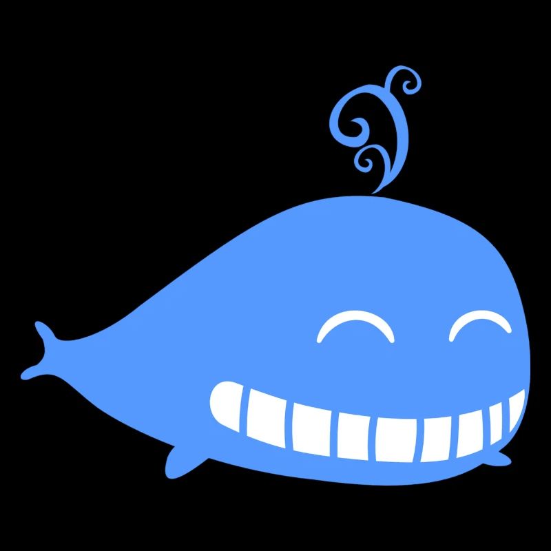 Wal Wasser blau Kinder