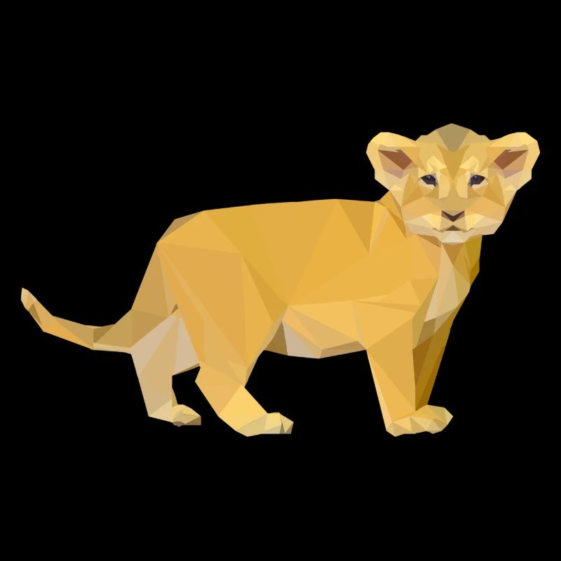 Löwen Baby Polygon
