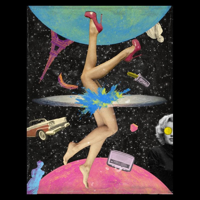 Venus And Mars Retro Poster