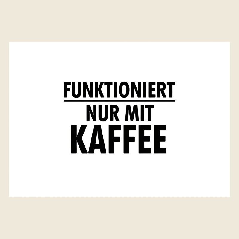 Ça ne fonctionne qu’avec du café