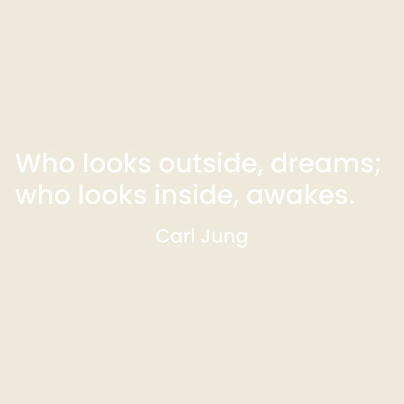 Carl Gustav Jung Zitat Design