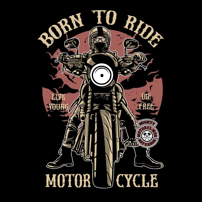 MOTORCYCLE RIDER - Motorrad Caferacer Geschenk