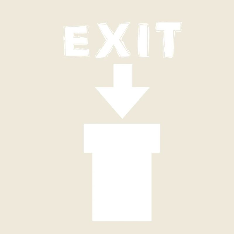 Exit Comic Retro Design