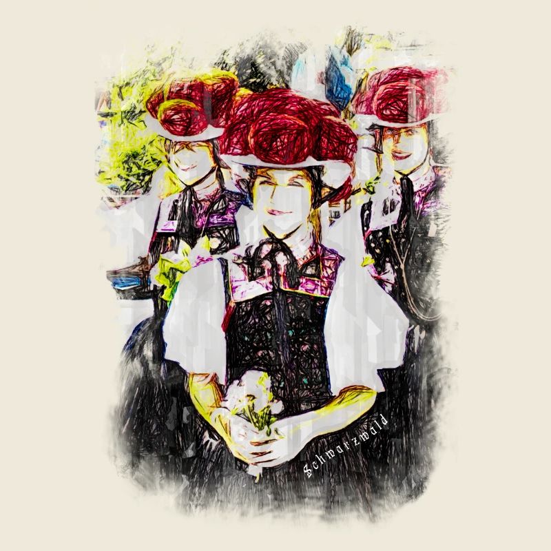 Schwarzwald, Bollenhut, Tracht