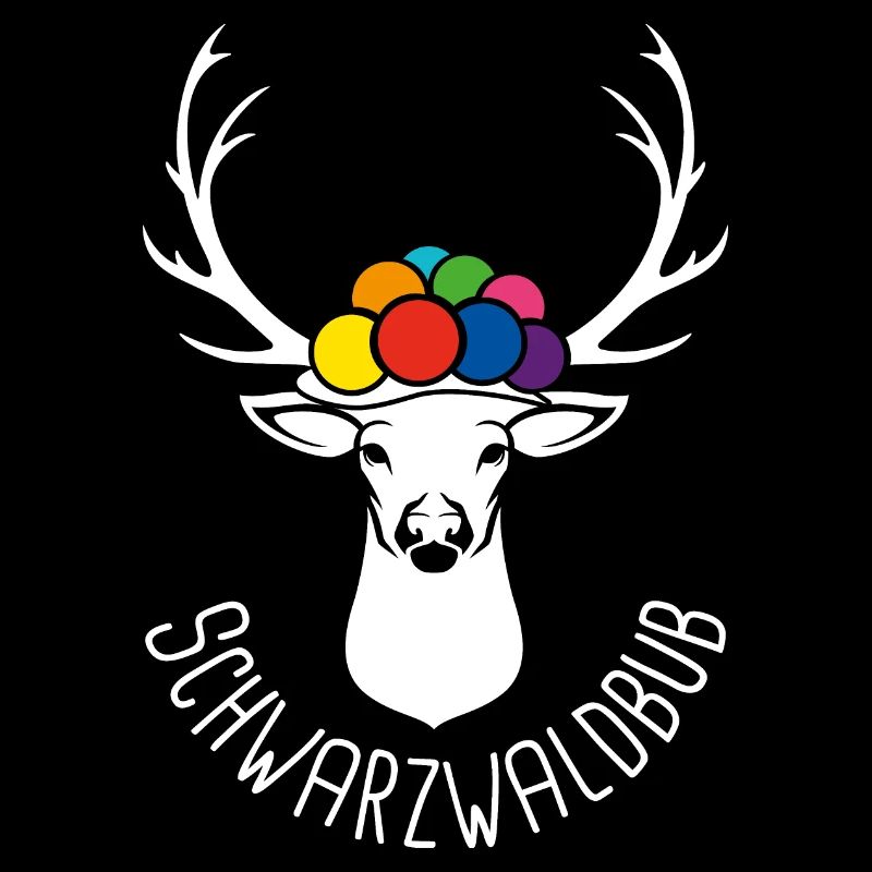 Hirsch Schwarzwaldbub weiss