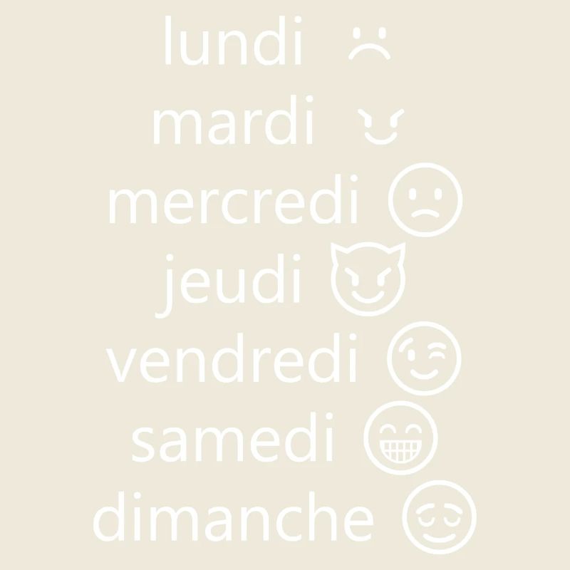 Monday, Tuesday......