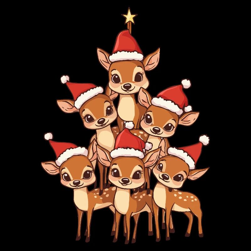 Hirsch Weihnachten Christbaum