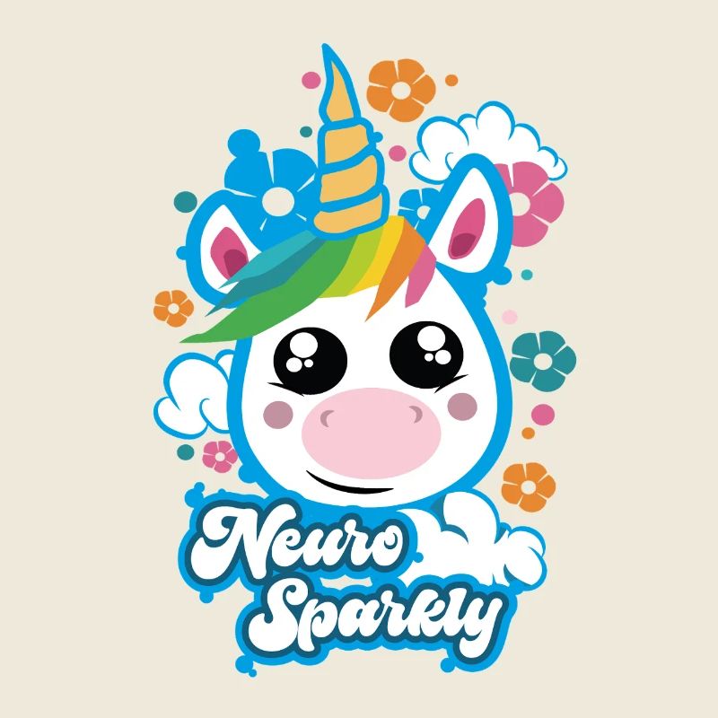Neuro Sparkly Süßes Einhorn