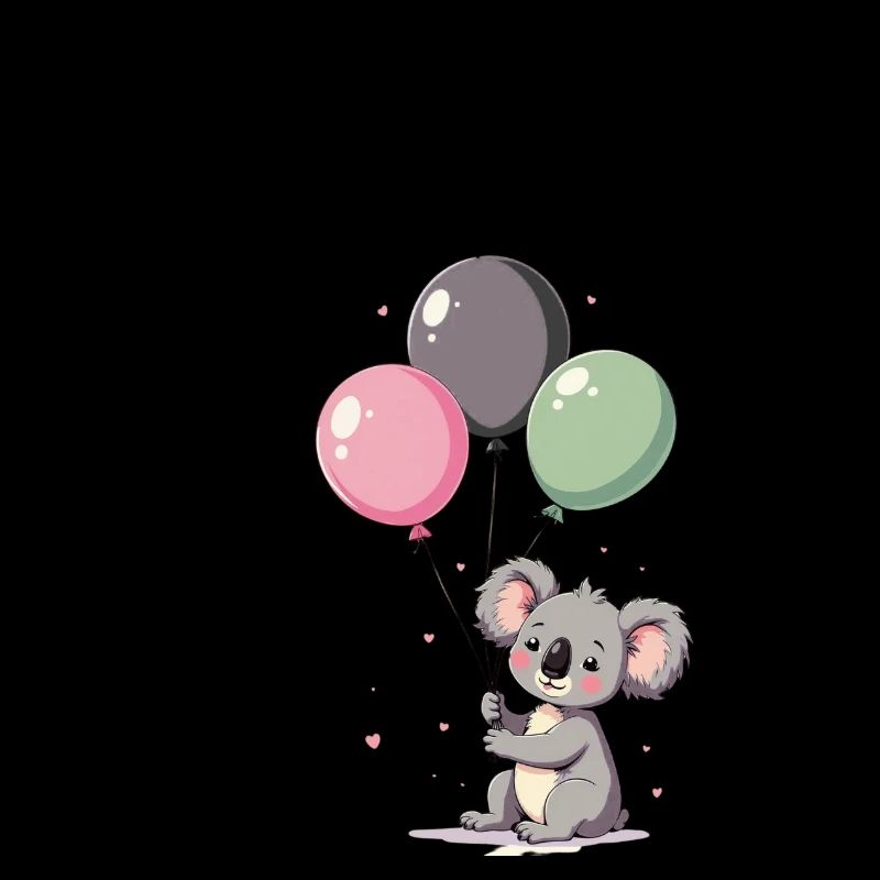 Koala motif personalizable - for birth