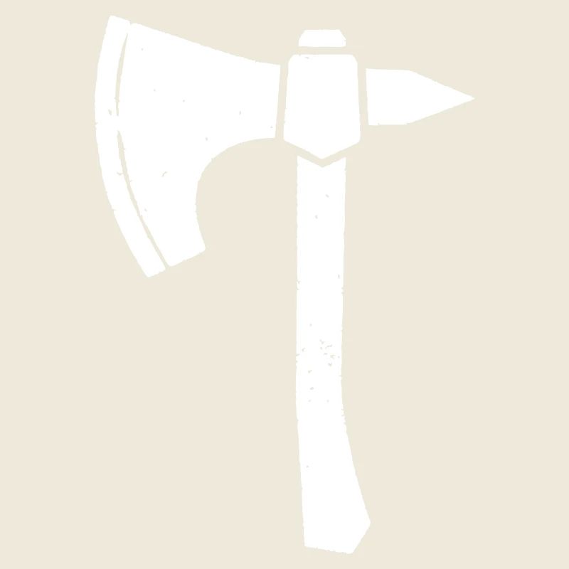 Battle Axe Hatchet Warrior Silhouette Vector