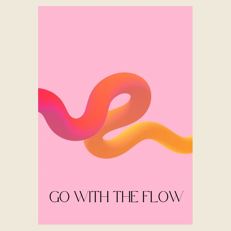 Mit dem Strom schwimmen