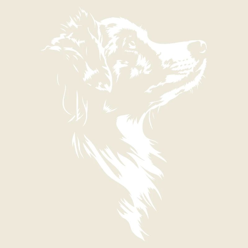 Australian Shepherd Silhouette Herding Dog Wilsigns