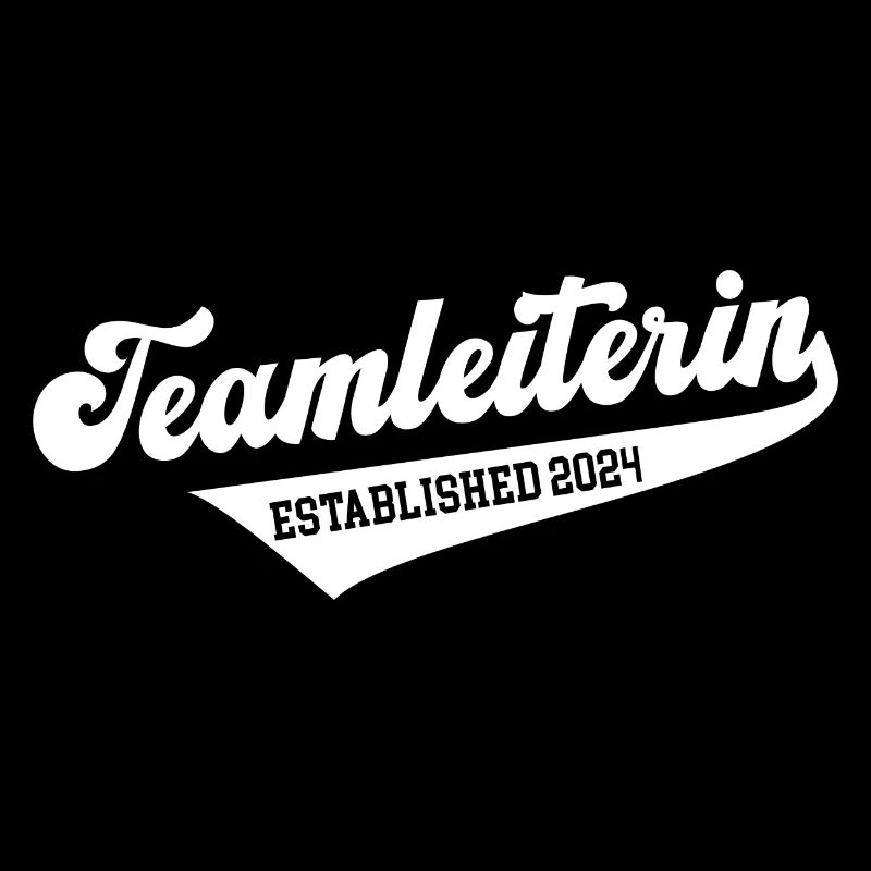 Teamleiterin 2024 Teamchefin Teamleitung Leiterin