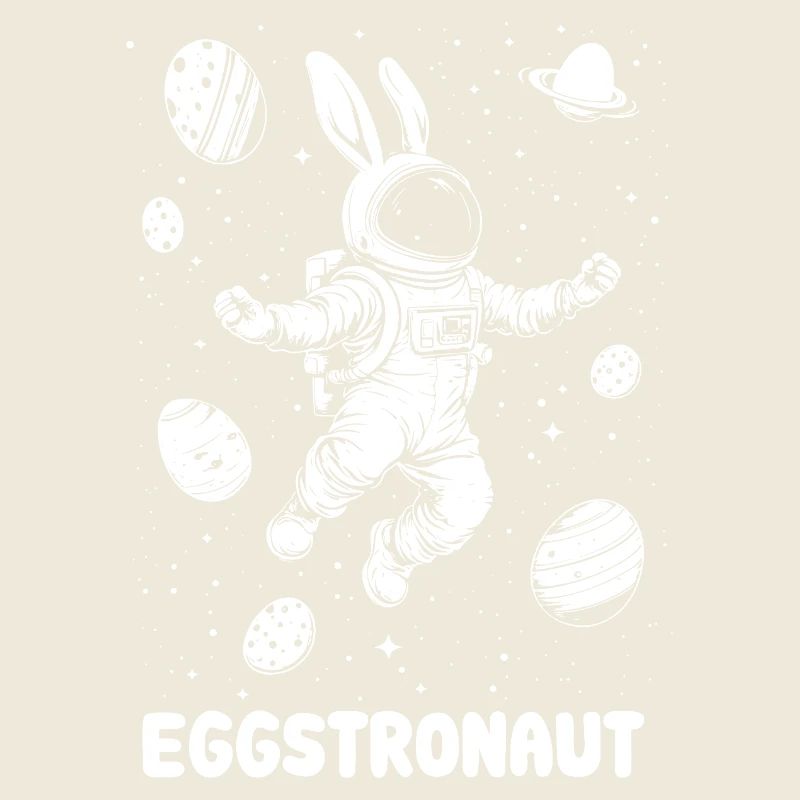 Easter Bunny - Eggstronaut - Easter Egg - Gift